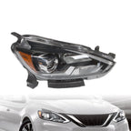LED Headlight Right Side Black for 2016-2019 Nissan Sentra SL SR