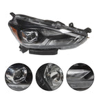 LED Headlight Right Side Black for 2016-2019 Nissan Sentra SL SR