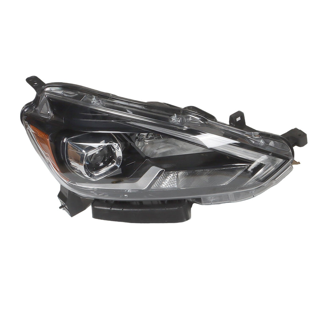 LED Headlight Right Side Black for 2016-2019 Nissan Sentra SL SR