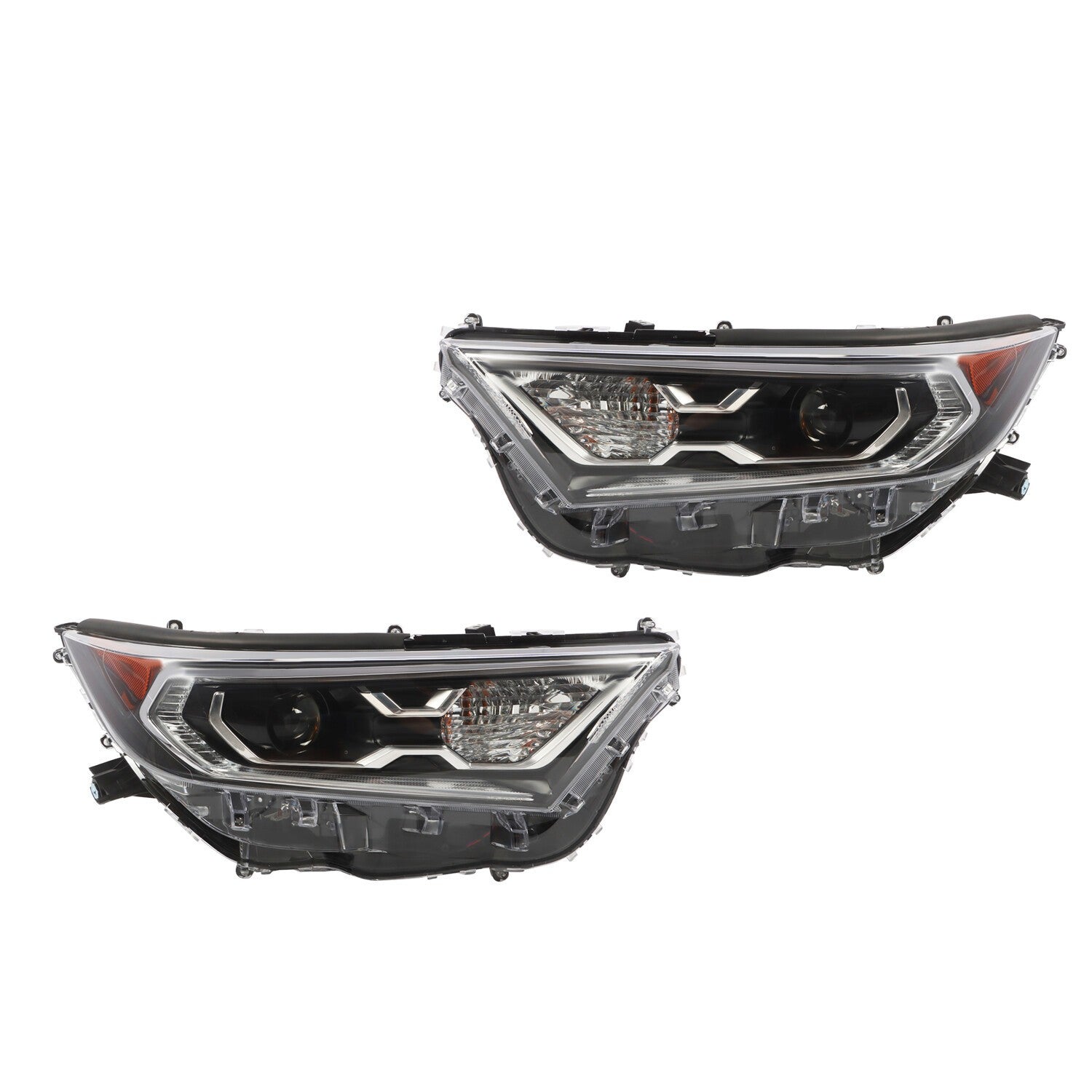 LED Headlight Assembly Left+Right for 2019-2022 Toyota RAV4 Hybrid XSE