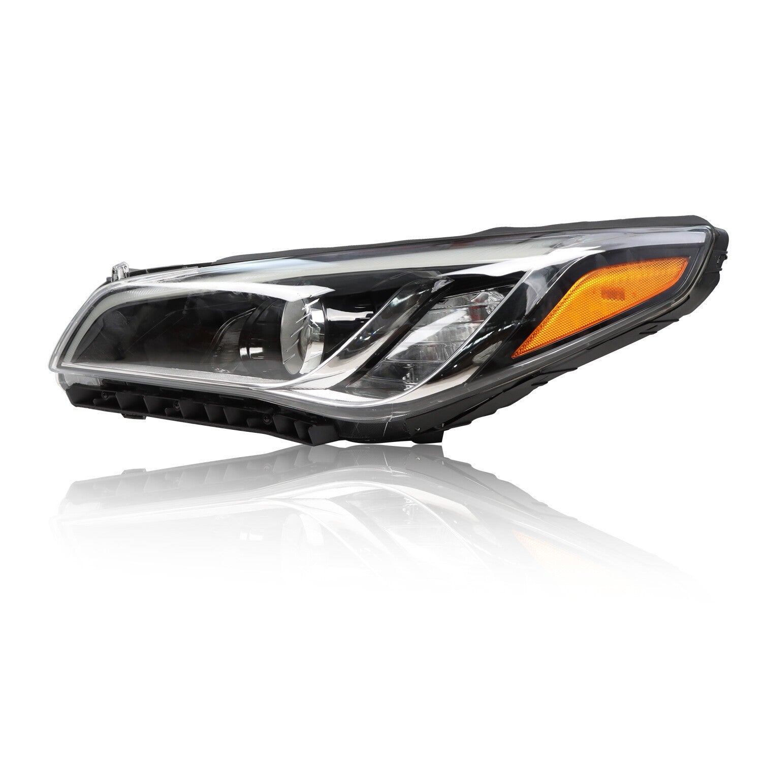 Left Front Headlight for Hyundai Sonata 2015-2017 Driver Side US Model