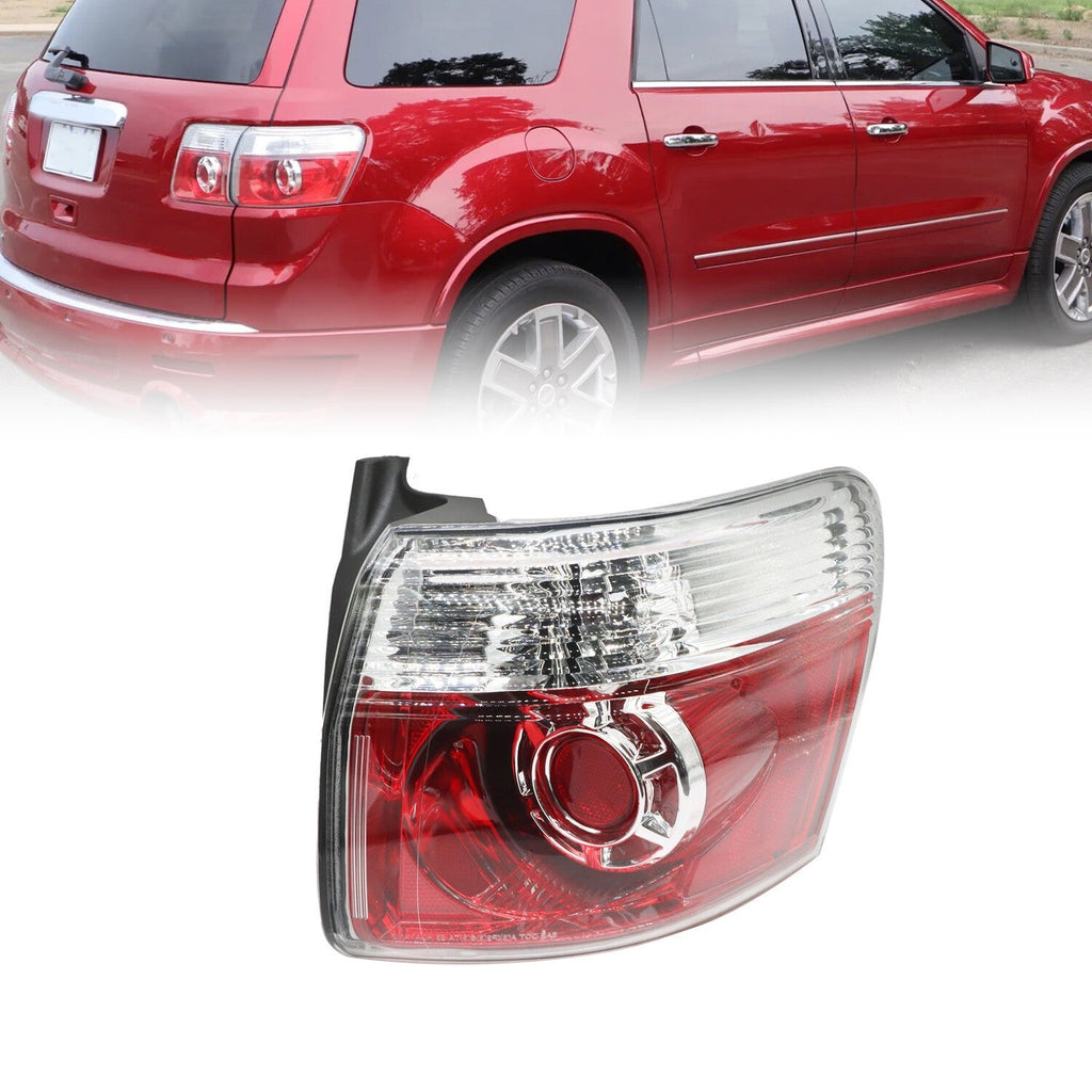 LED Tail Light Set Left Right Outer for 2007-2012 GMC Acadia Driver Passenger