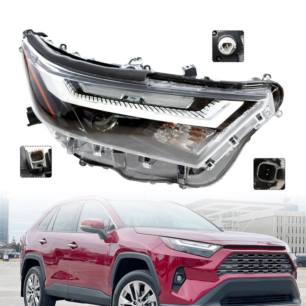 LED Headlight Right Passenger Assembly for 2022-2024 Toyota RAV4 811100R350