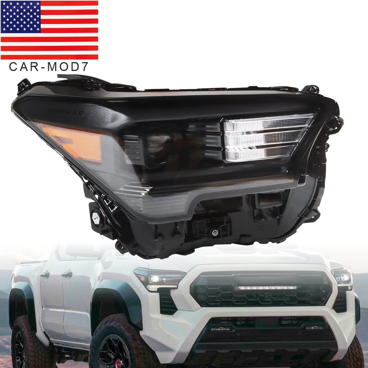2024-2025 Toyota Tacoma LED Headlight Assembly Passenger Right Side