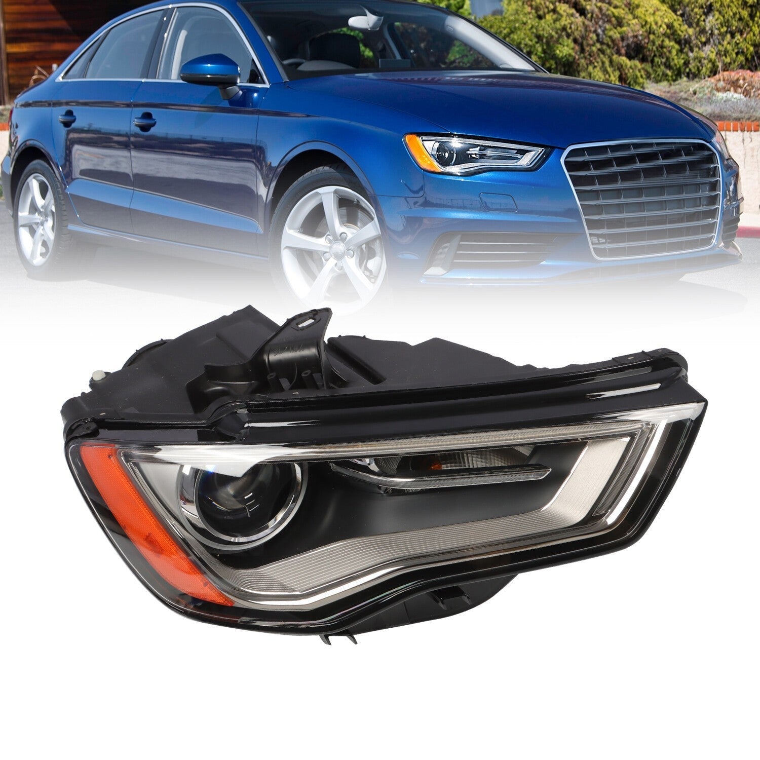 2015-2016 Audi A3 S3 Right Side HID Xenon Headlight Headlamp Passenger RH
