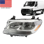 Left Halogen Headlight Driver Side for 2019-2022 Mercedes Sprinter W907