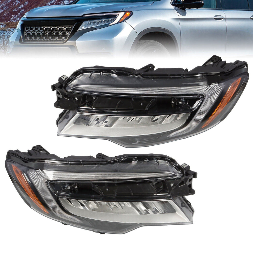 LED Headlights for 2019-2022 Honda Pilot & 2019-2021 Passport Left & Right