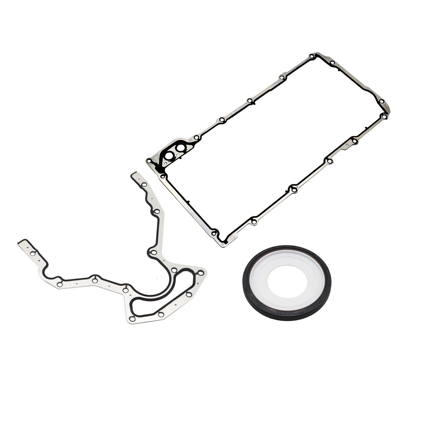 Engine Rear Main Seal & Oil Pan Gasket Kit for Chevy GMC 4.8-6.2L V8 OHV