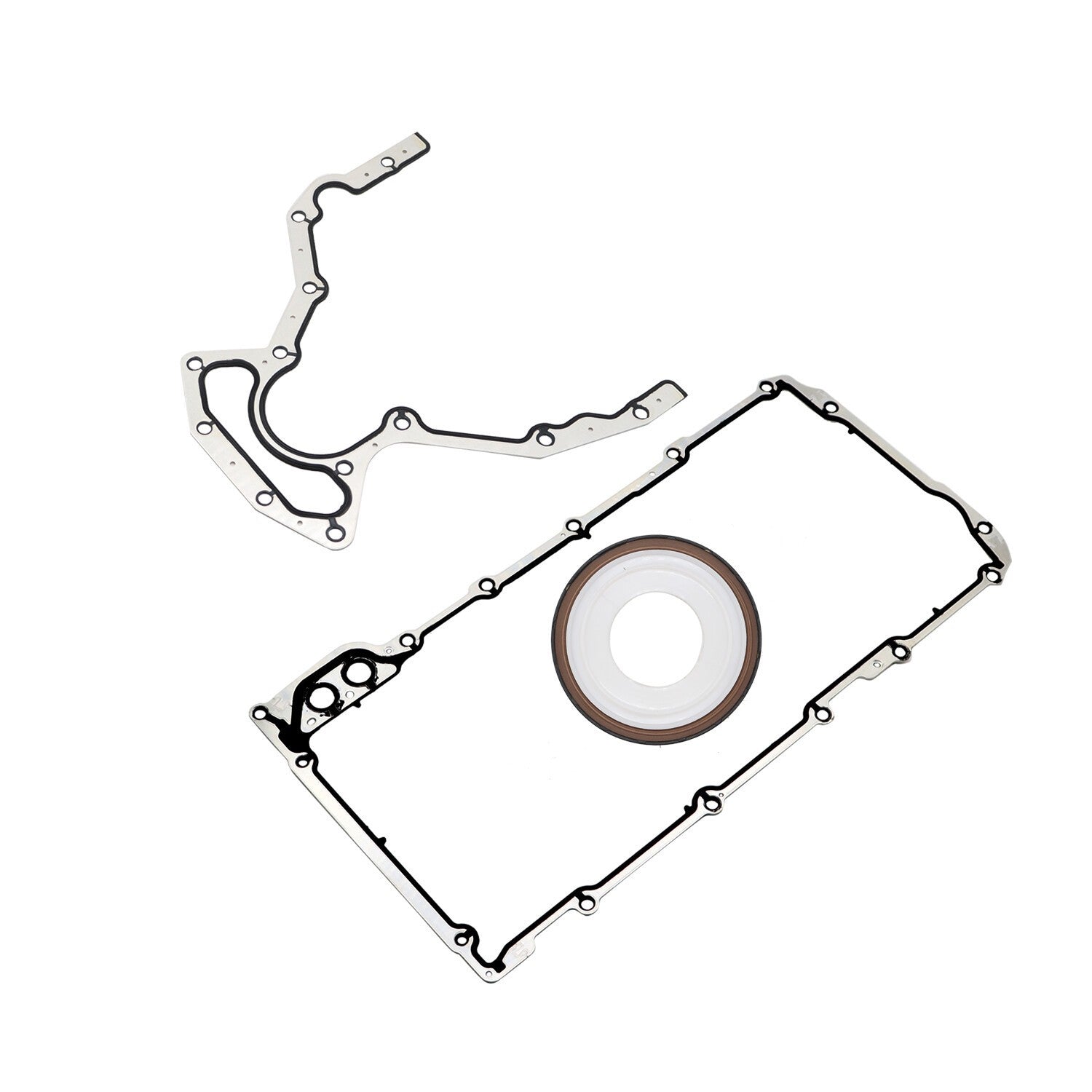 Engine Rear Main Seal & Oil Pan Gasket Kit for Chevy GMC 4.8-6.2L V8 OHV