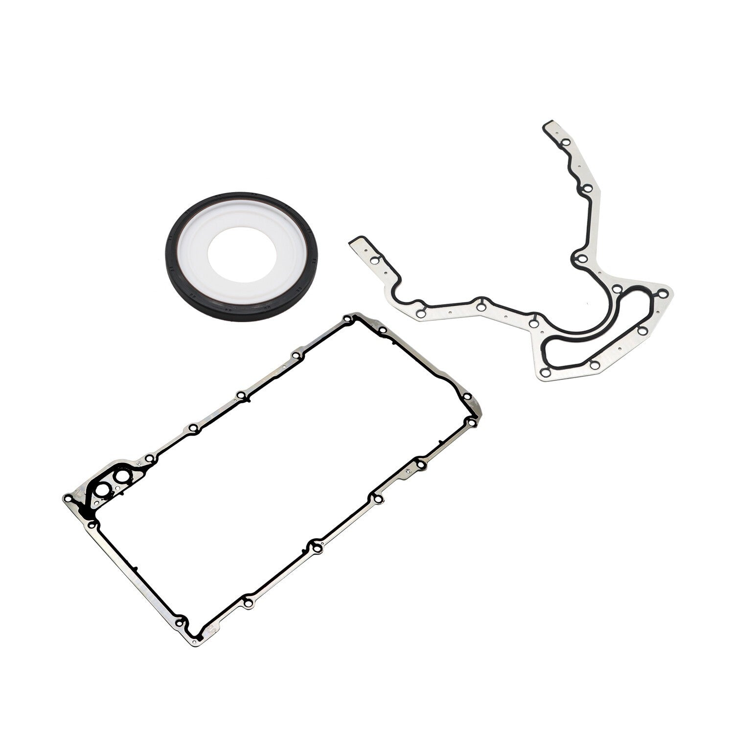 Engine Rear Main Seal & Oil Pan Gasket Kit for Chevy GMC 4.8-6.2L V8 OHV