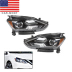 2016-2019 Nissan Sentra Halogen Headlights Left & Right Side Replacement