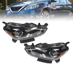 2016-2019 Nissan Sentra Halogen Headlights Left & Right Side Replacement