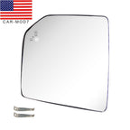Heated Left Driver Side Mirror Glass w/ Blind Spot Sensor for 2015-2020 Ford F15