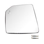 Heated Left Driver Side Mirror Glass w/ Blind Spot Sensor for 2015-2020 Ford F15