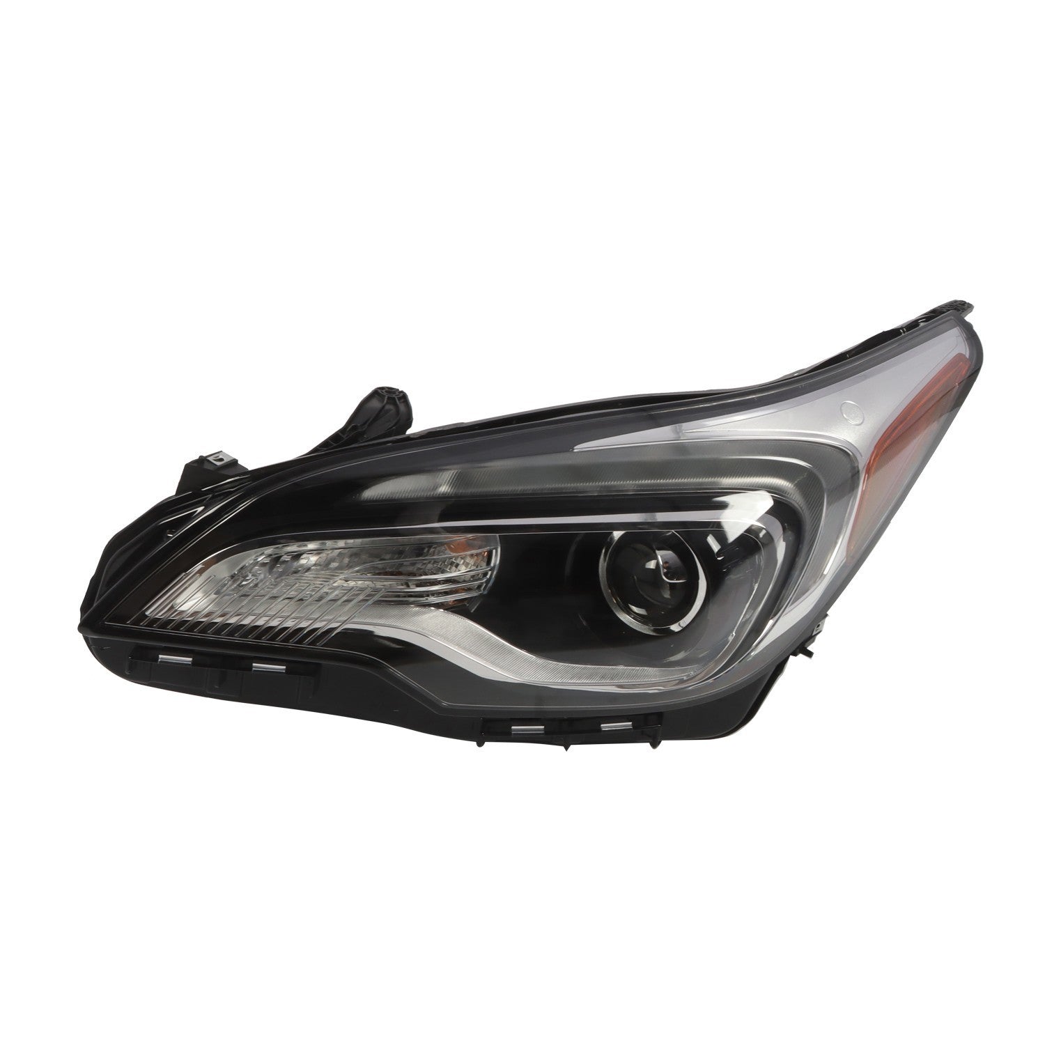 Left Halogen Headlight w/ LED DRL Bulbs for 2016-2018 Buick Envision Driver Side