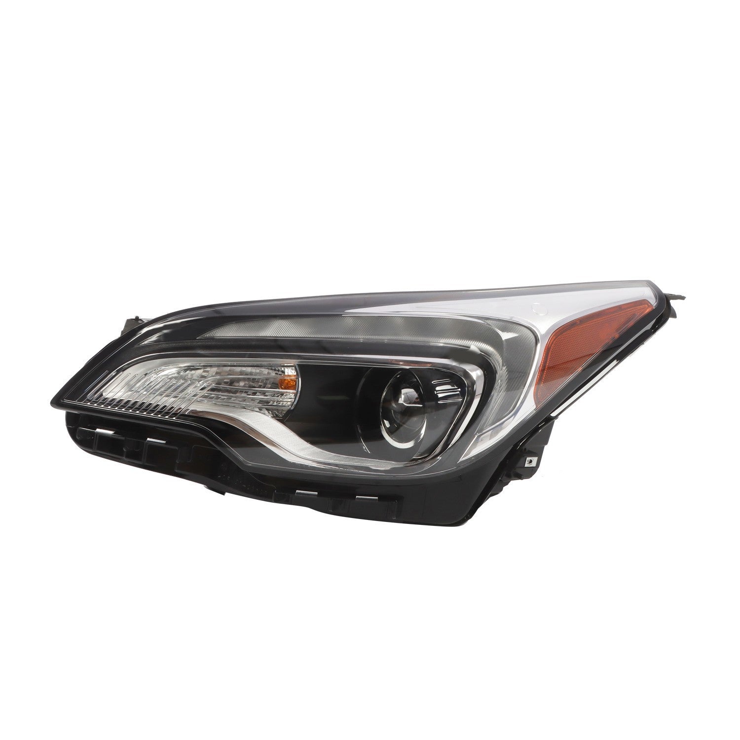 Left Halogen Headlight w/ LED DRL Bulbs for 2016-2018 Buick Envision Driver Side