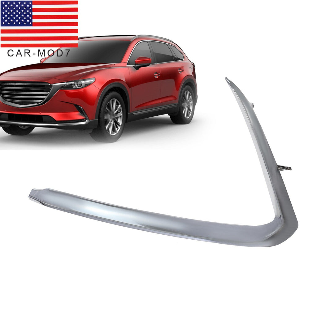Chrome Left Front Bumper Trim for 2016-2022 Mazda CX-9 MA1046103