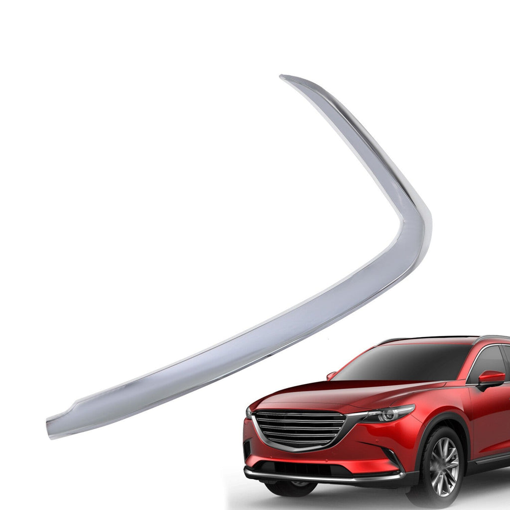 Chrome Left Front Bumper Trim for 2016-2022 Mazda CX-9 MA1046103