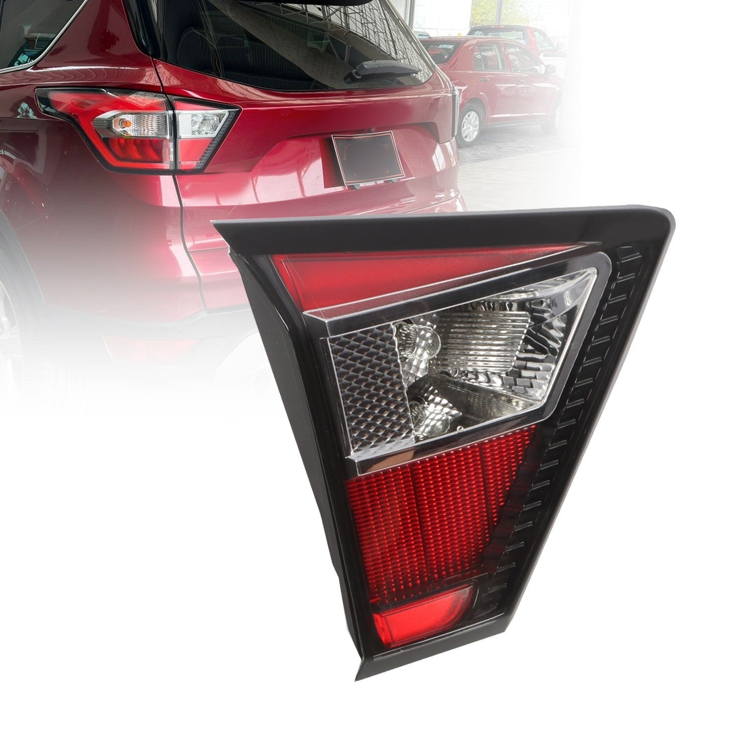 Left LH Inner Tail Light Brake Lamp w/Bulb for Ford Escape Kuga 2017-2019