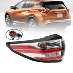 Left Outer Tail Light Assembly for 2015-2018 Nissan Murano Driver Side