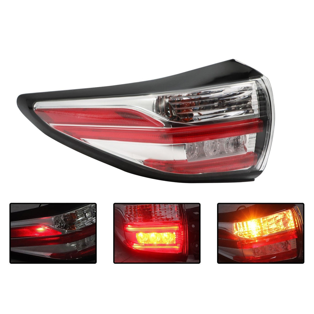 Left Outer Tail Light Assembly for 2015-2018 Nissan Murano Driver Side