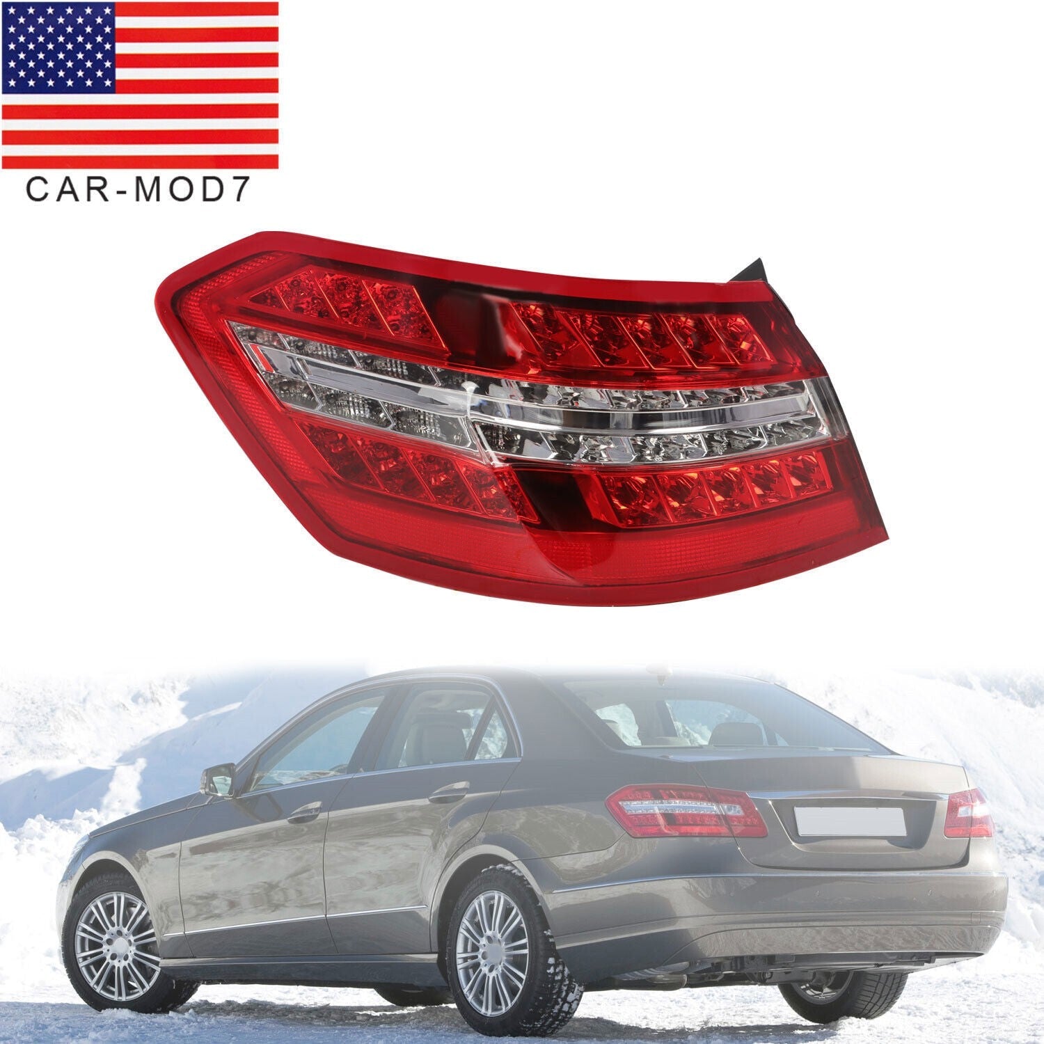 Left Rear Tail Light Driver Side for 2010-2013 Mercedes Benz E350 E550 E63 AMG