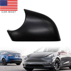 Left Driver Door Wing Mirror Cover Lower Holder Black for Tesla Model Y