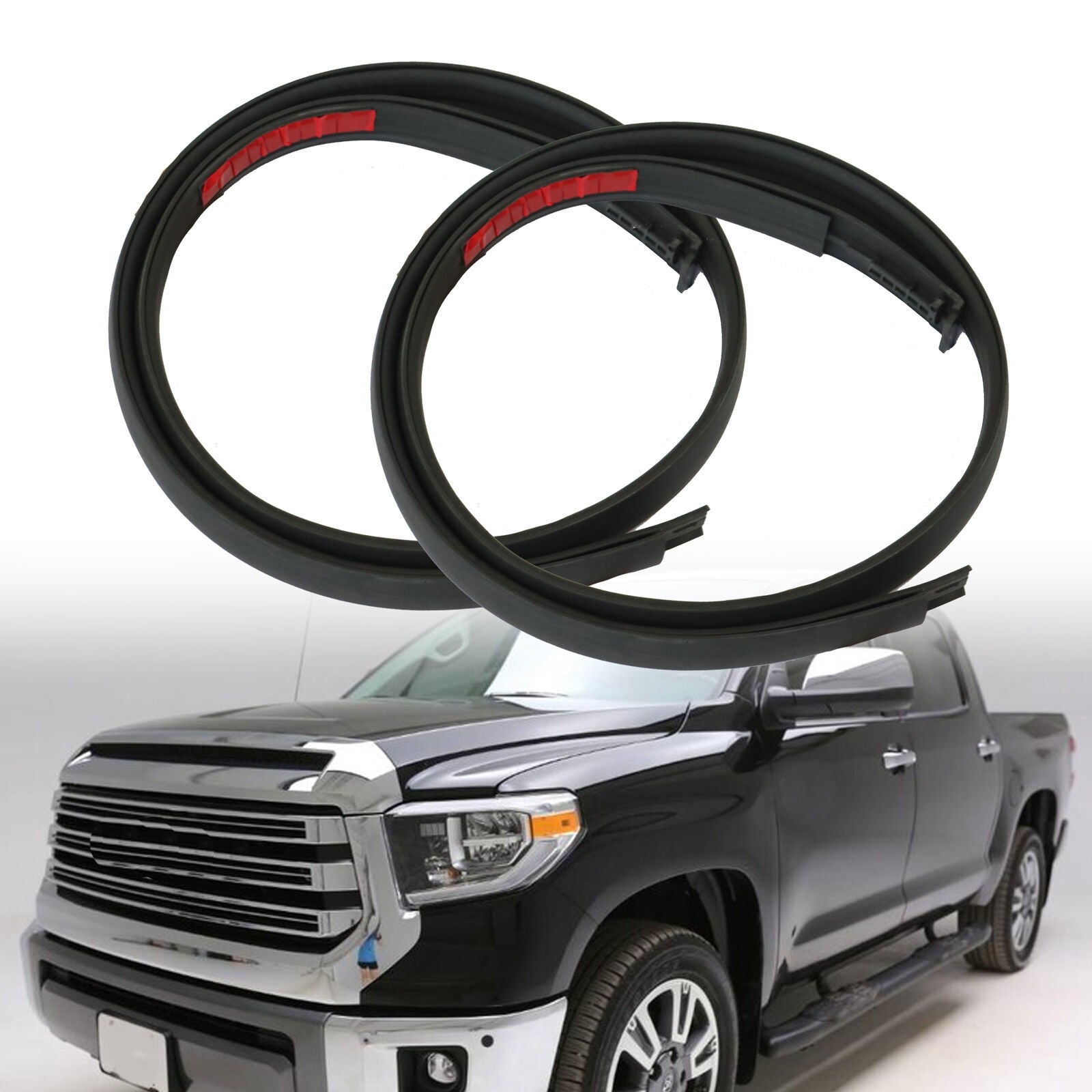 Roof Trim Molding Kit Left & Right for 2007-2020 Toyota Tundra Double Cab