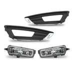 Left & Right Bumper Fog Lights Driving Lamps for 2015-2018 Ford Focus