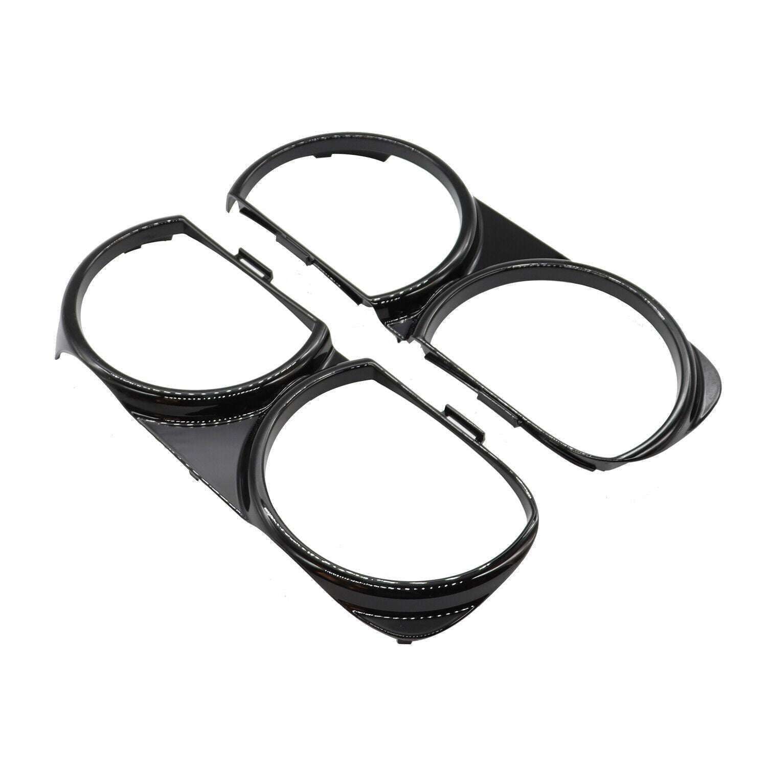 Front Headlight Bezel Trim Set LH & RH for 2015-2021 Dodge Challenger