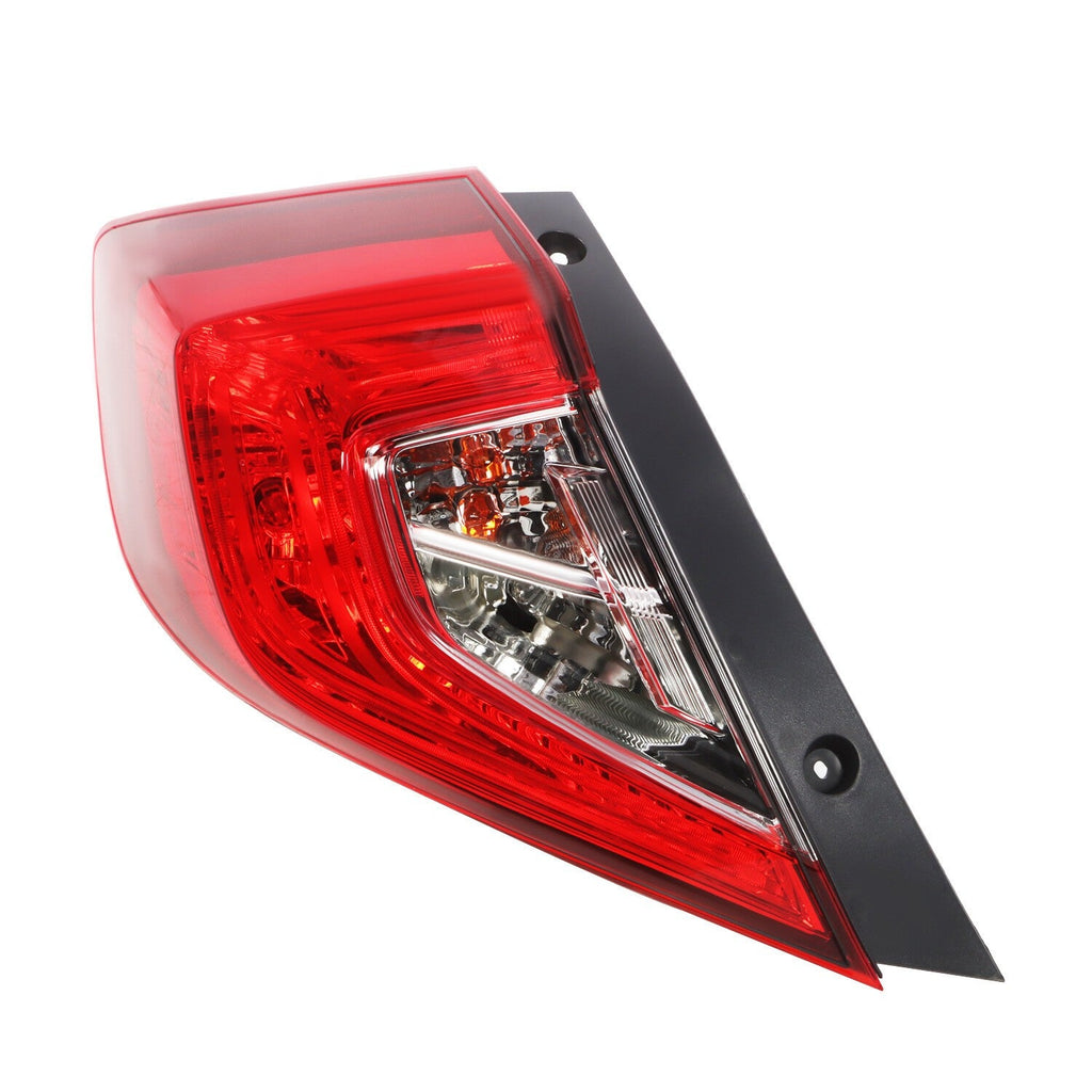 LH Driver Side Tail Light 2016-21 Honda Civic Outer Rear Lamp Assembly