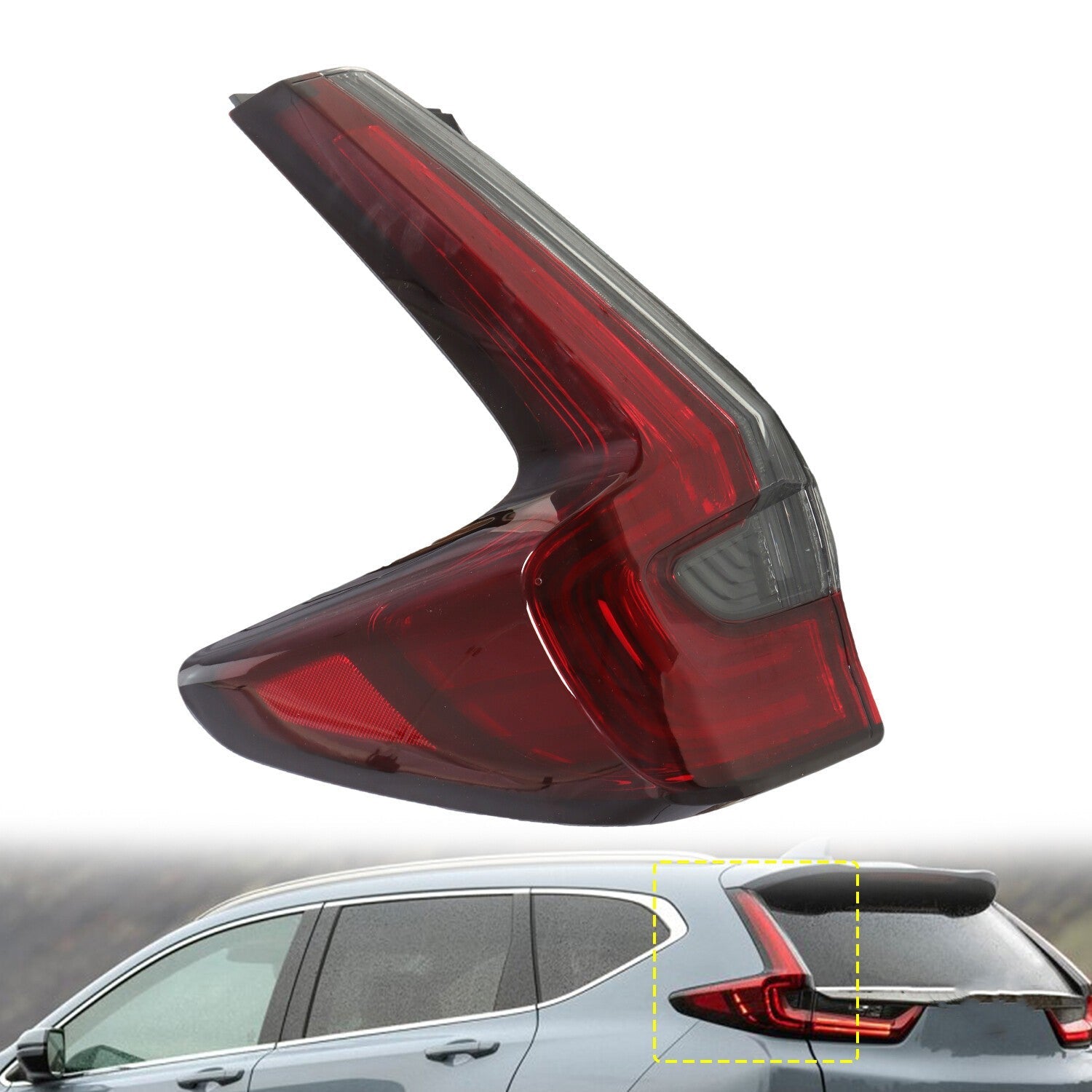 LH Driver Side LED Tail Light Rear Lamp for 20-22 Honda CR-V CRV Assembly