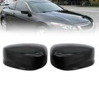 Gloss Black Left Rearview Mirror Cover Cap for Honda Accord 2008-2013