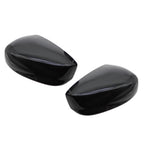 Gloss Black Left Rearview Mirror Cover Cap for Honda Accord 2008-2013