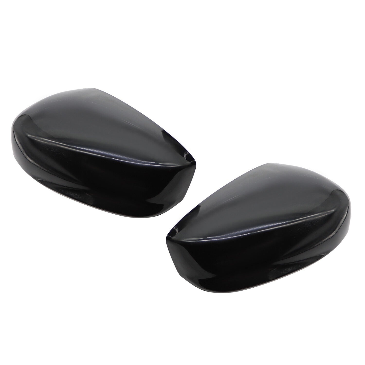 Gloss Black Left Rearview Mirror Cover Cap for Honda Accord 2008-2013