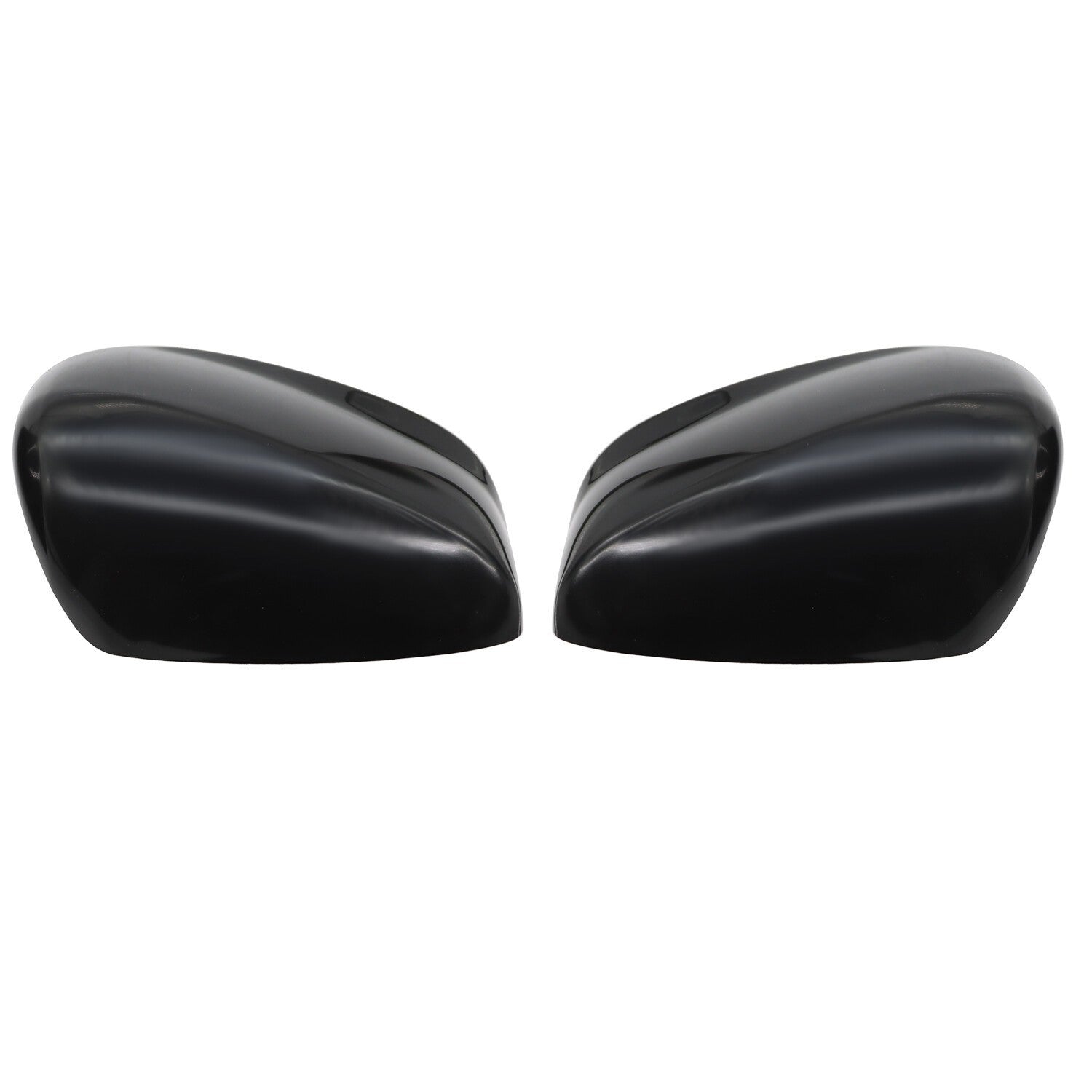 Gloss Black Left Rearview Mirror Cover Cap for Honda Accord 2008-2013
