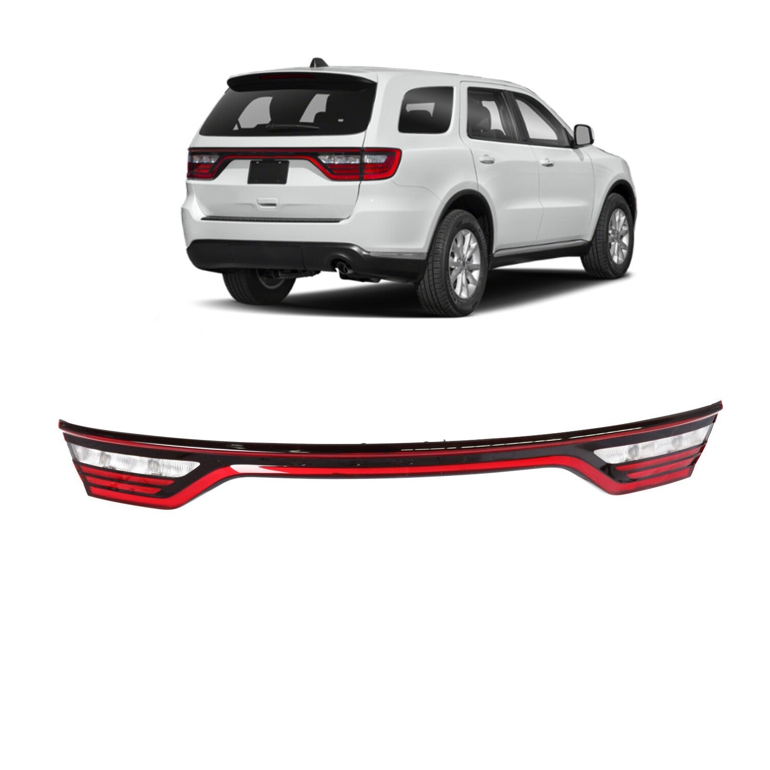 Liftgate Taillight Lamps w/ Camera Hole for 2014-2022 Dodge Durango 68453659AA
