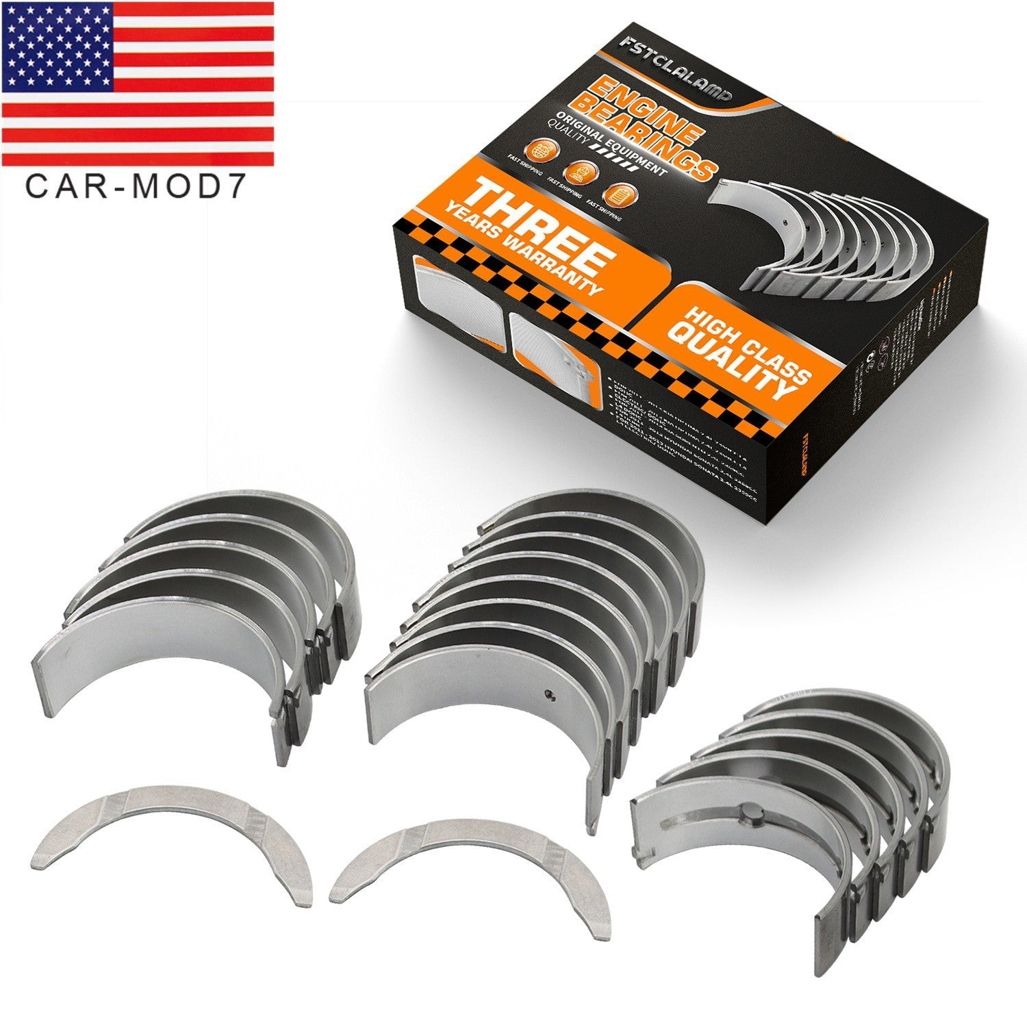Main Rod Bearing Kit 2006-2016 KIA Optima Hyundai Sonata 2.0L 2.4L