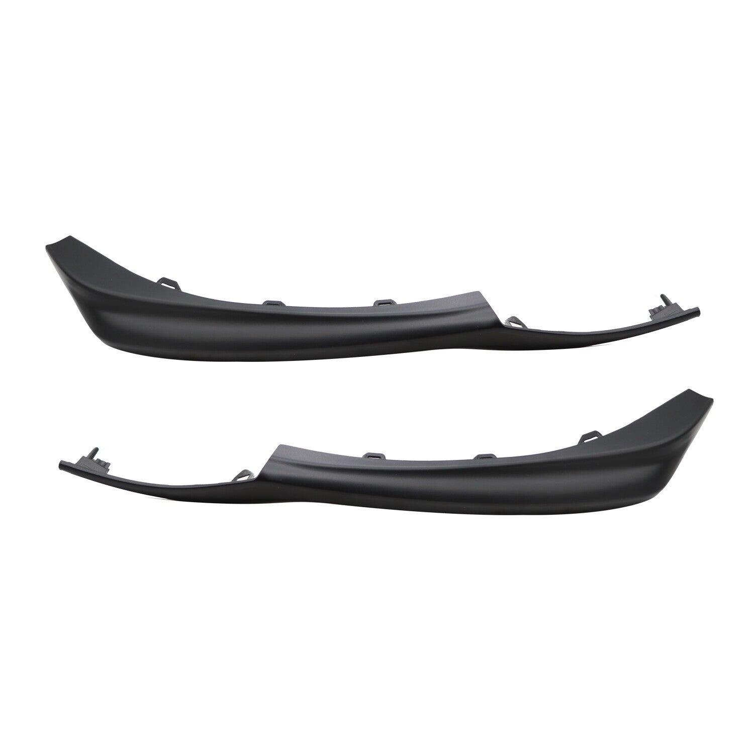 Matte Black Front Lower Trim Molding Set 3pcs for Toyota Camry SE XSE 2021-23