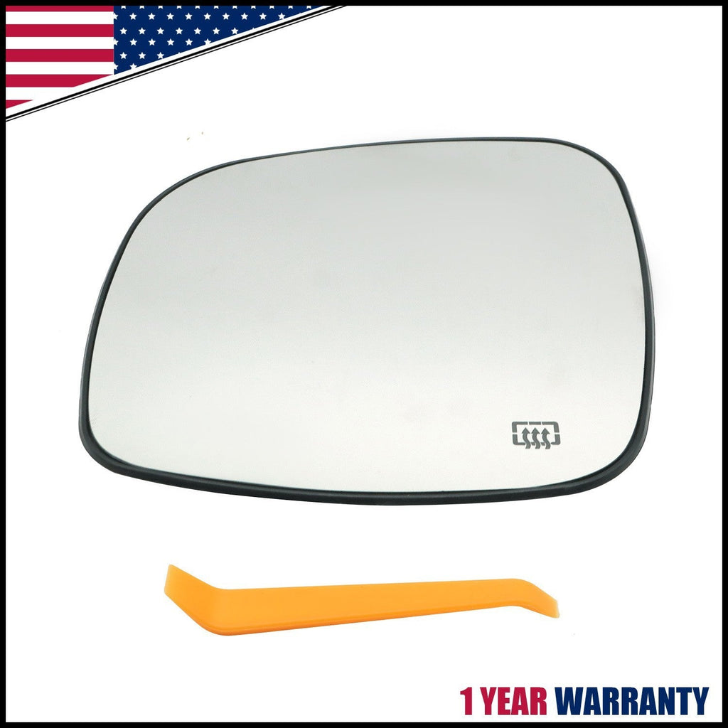 Heated Left Mirror Glass for Dodge Grand Caravan Chrysler Town & Country 2008-16