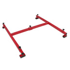Adjustable Truck Bed Lift Red Steel 800LB Capacity Universal Powder Coated