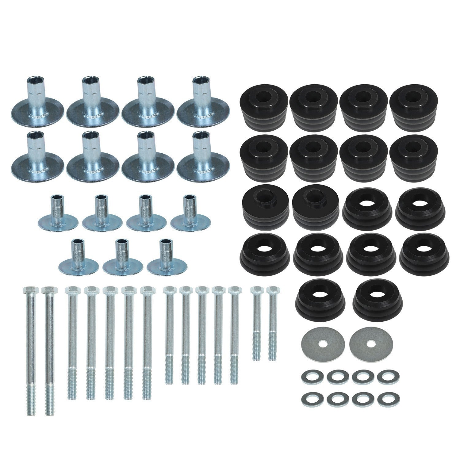 Body Mount Bushing Kit KF04060BK for 2008-2016 Ford F-250 2WD 4WD Super Duty