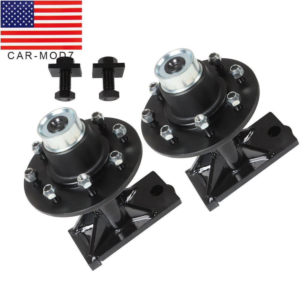New 8x6.5 Lug Bolt-On Wheels for Shipping Container Hub & Spindle Kit 8000LB