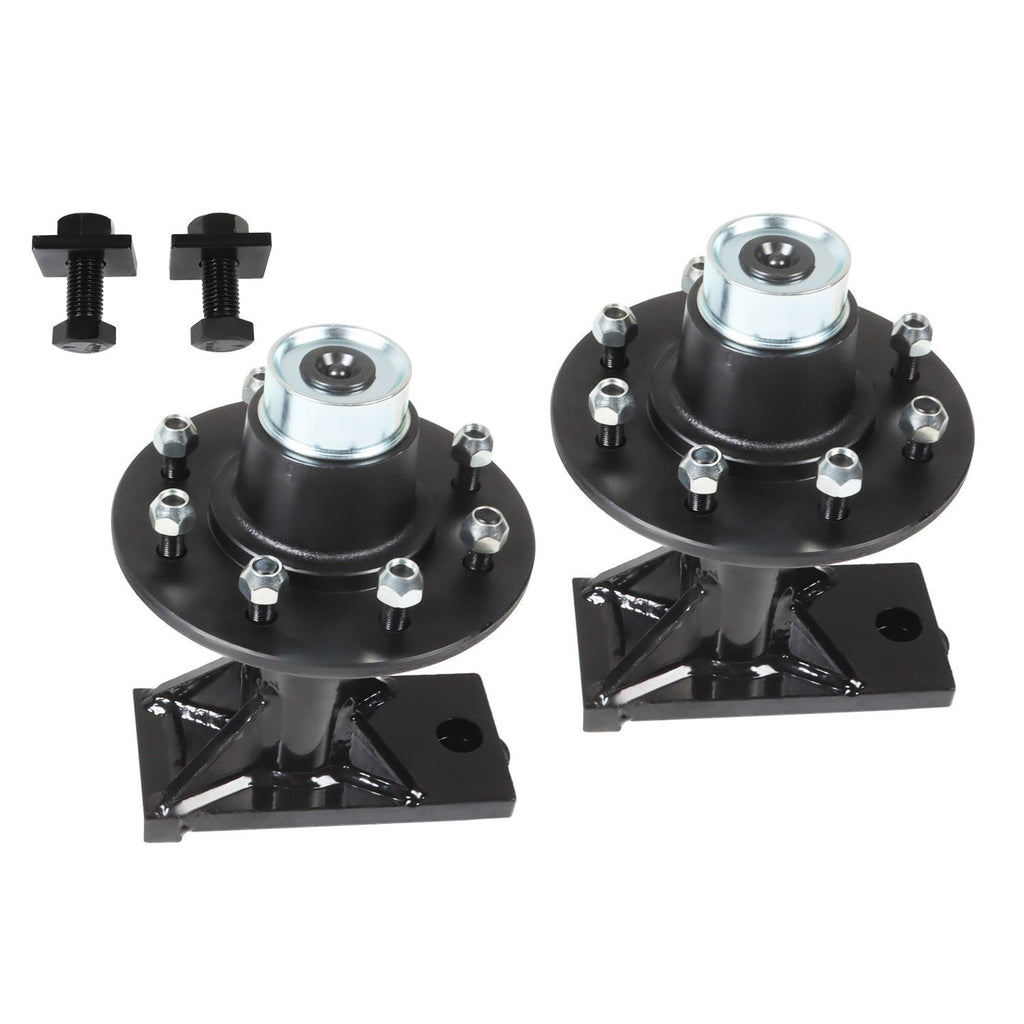 New 8x6.5 Lug Bolt-On Wheels for Shipping Container Hub & Spindle Kit 8000LB