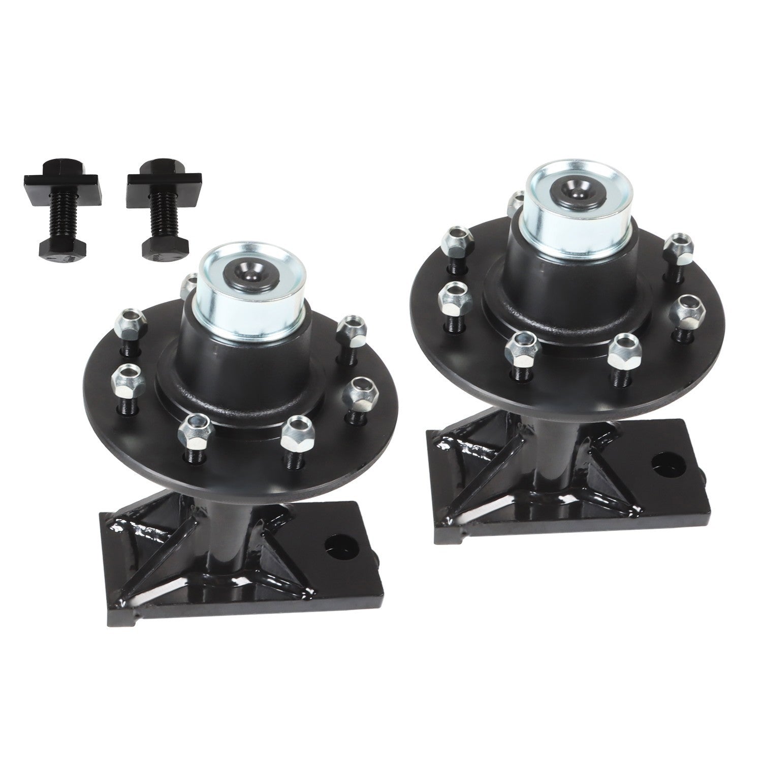 New 8x6.5 Lug Bolt-On Wheels for Shipping Container Hub & Spindle Kit 8000LB