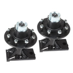 New 8x6.5 Lug Bolt-On Wheels for Shipping Container Hub & Spindle Kit 8000LB