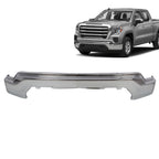 Chrome Steel Front Bumper Face Bar for 2019-2021 GMC Sierra 1500 Pickup