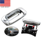 Chrome Tailgate Handle & Bezel Set for 1999-07 Chevy Silverado GMC Sierra