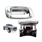 Chrome Tailgate Handle & Bezel Set for 1999-07 Chevy Silverado GMC Sierra