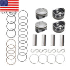 New Engine Piston & Rings Kit for 11-19 Kia Sorento Optima Hyundai 2.4L